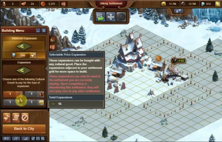 forge of empires viking settlement cultural goods buildings