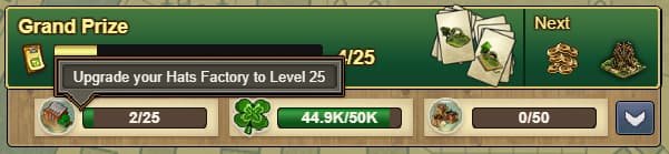 Forge Of Empires St Patrics-Event upgrade hats factory to level 25